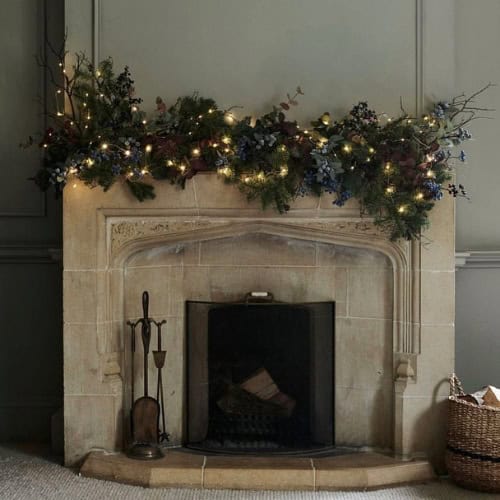 christmas mantel decor