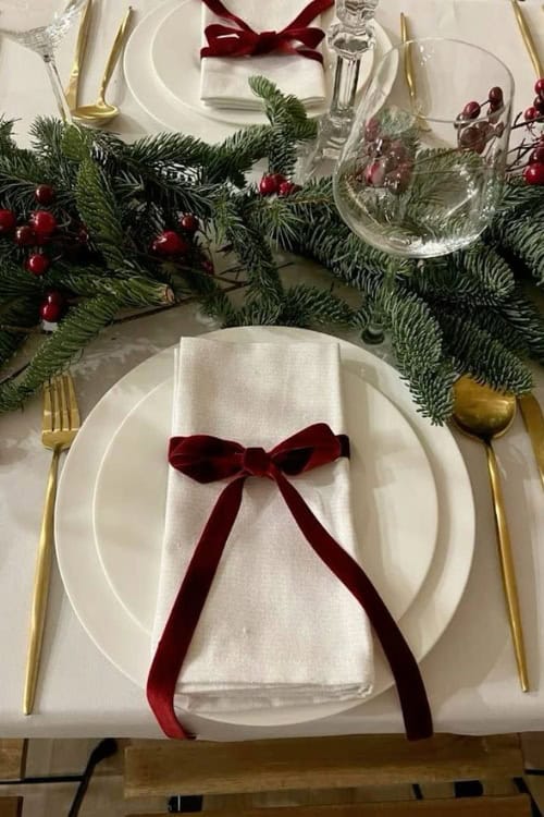 christmas table decorations