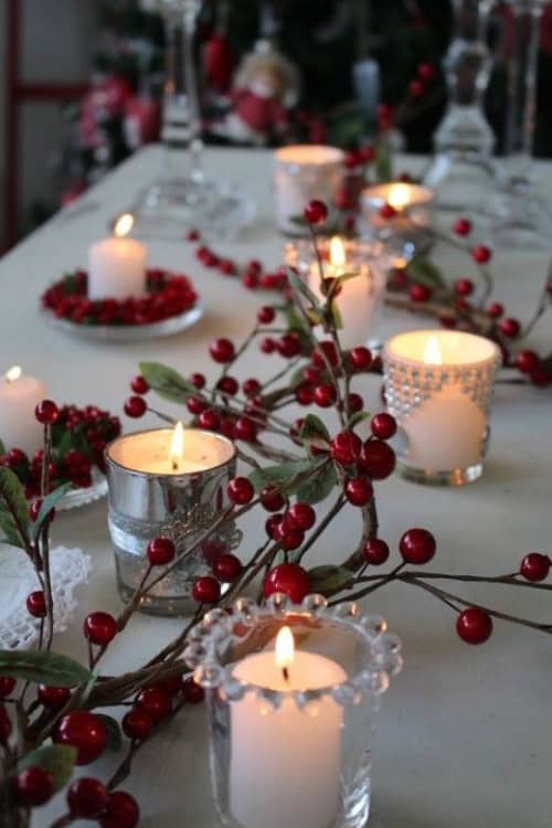 christmas table decorations