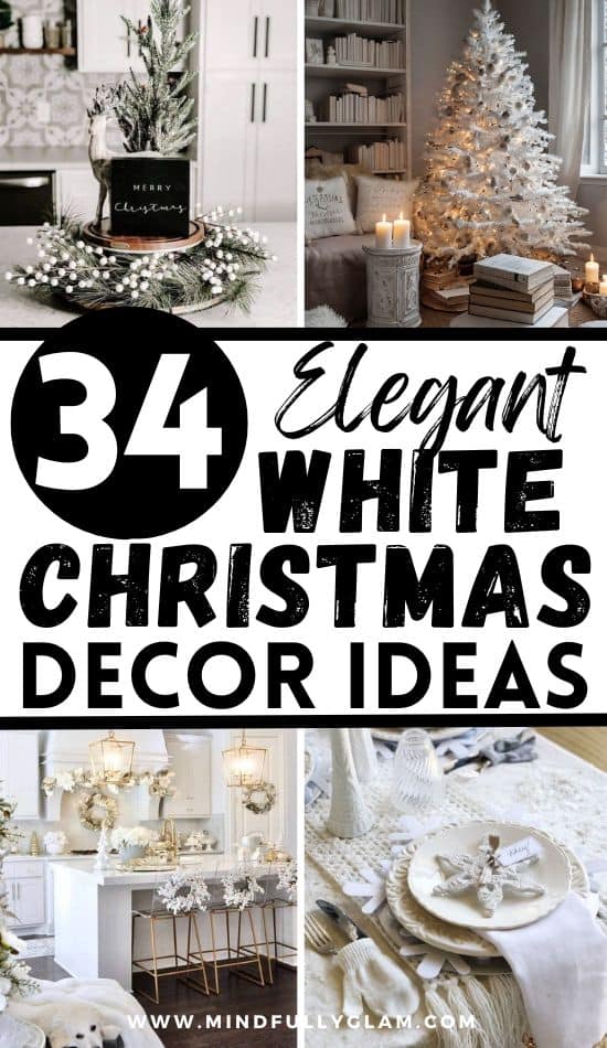 white christmas decor ideas