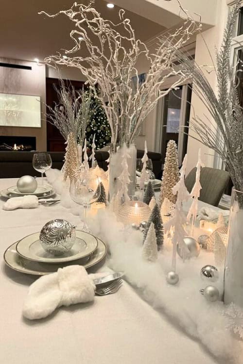 white christmas decor ideas