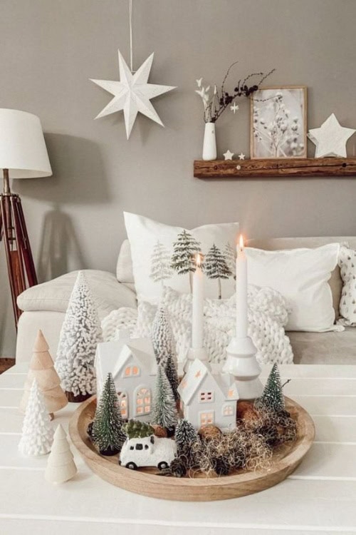 white christmas decor ideas