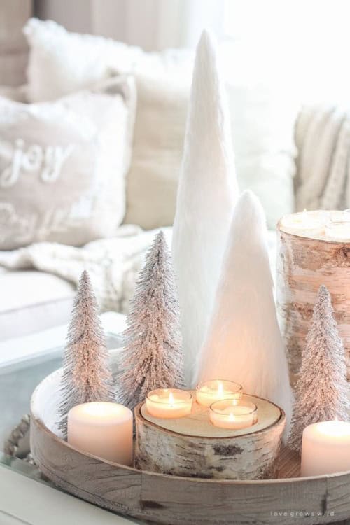 white christmas decor ideas