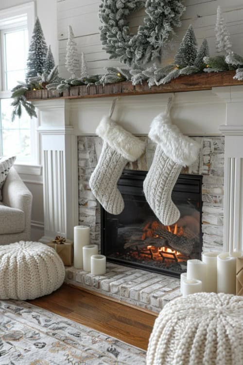 white christmas decor ideas