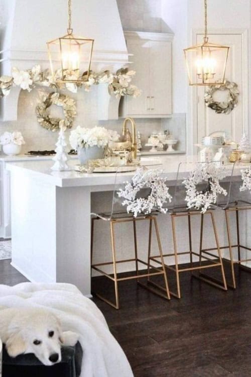 white christmas decor ideas