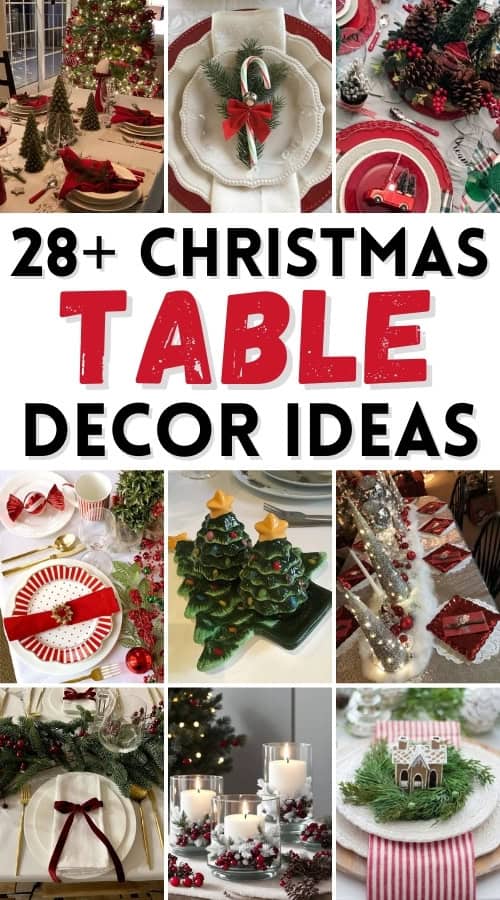 christmas table decor ideas