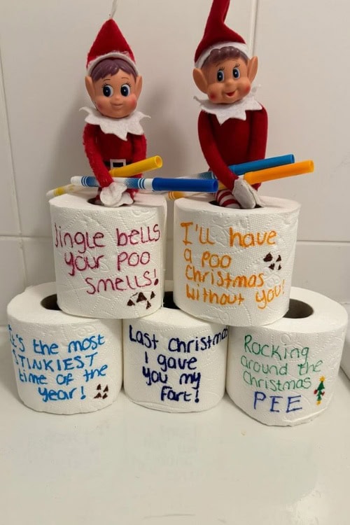 elf on the shelf ideas