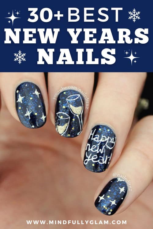 new years nails