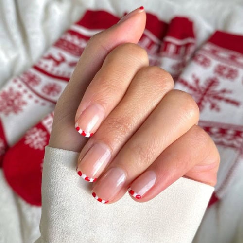 simple christmas nails