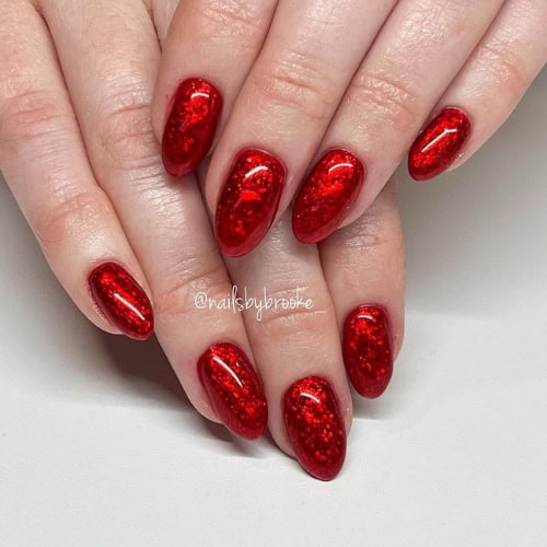 simple christmas nails