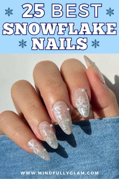 snowflake nails