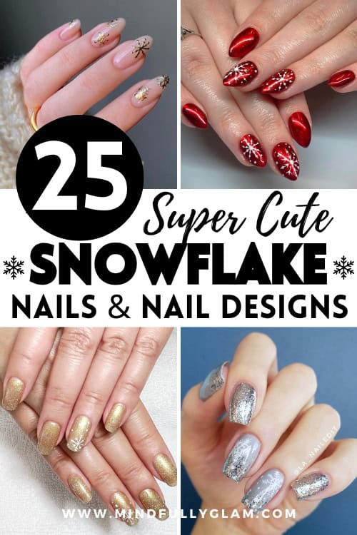 snowflake nails