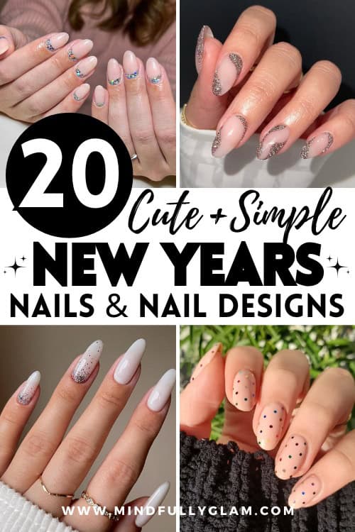 simple new years nails