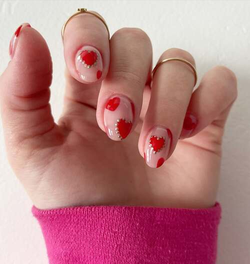 heart nails