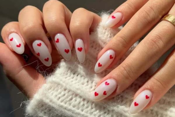 heart nail designs