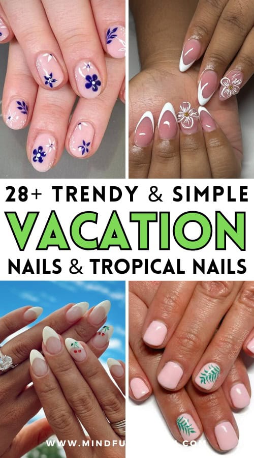 simple vacation nails