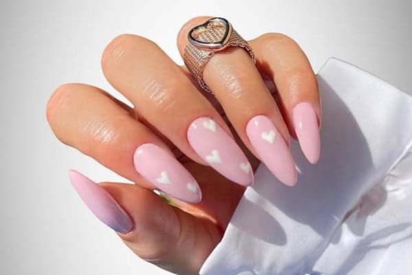 simple valentines day nail designs