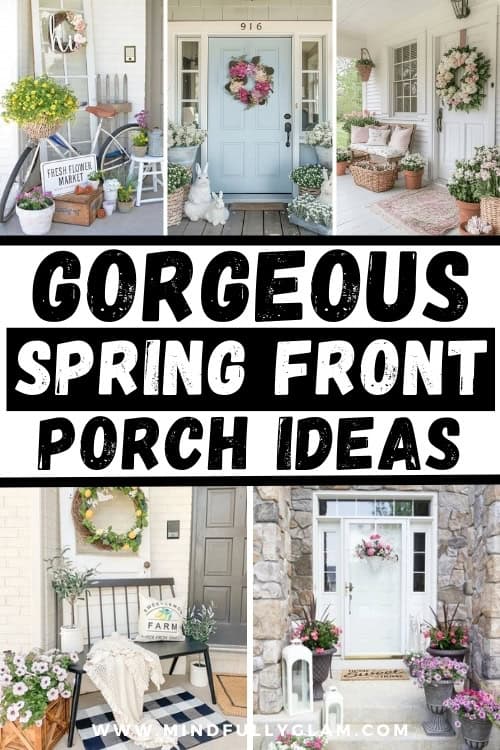 spring front porch decor ideas