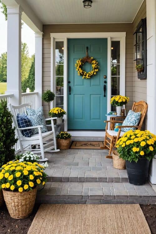 spring front porch decor ideas