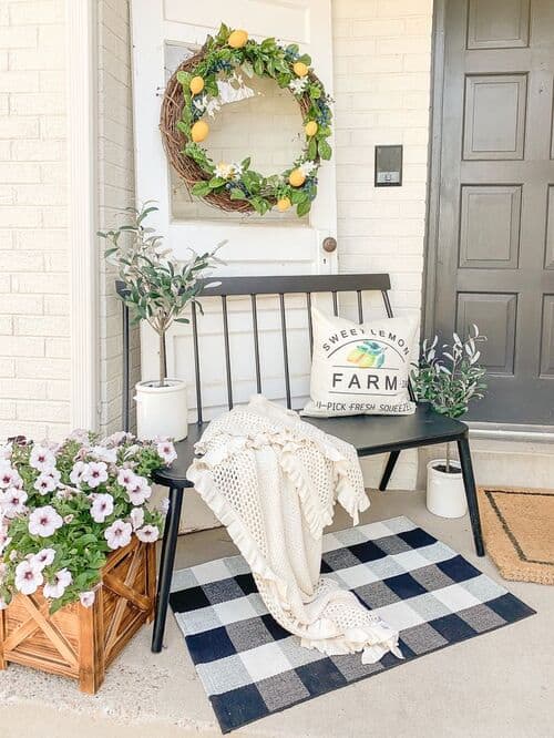 spring front porch decor ideas