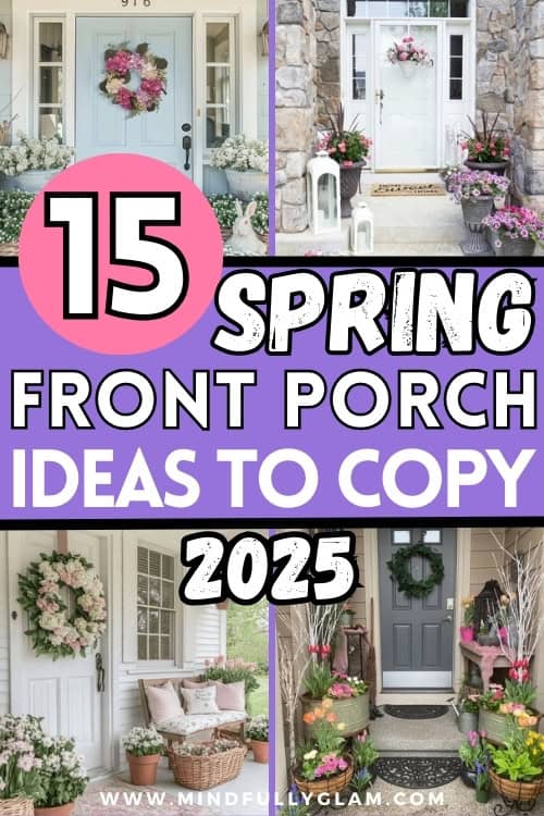 spring front porch decor ideas 2025