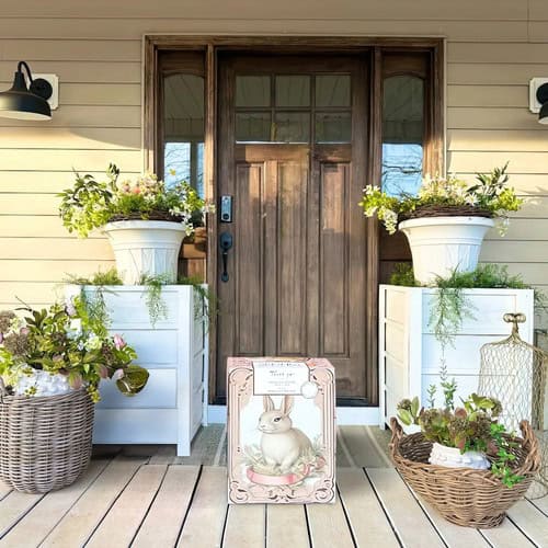 spring front porch decor ideas