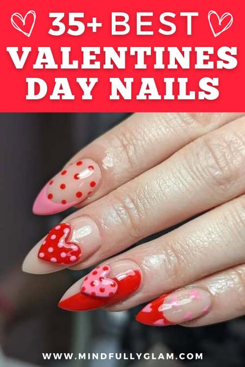 valentines day nails