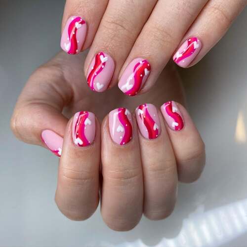 valentines day nails