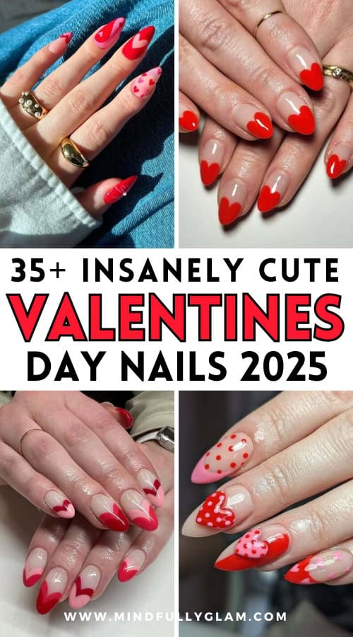 valentines day nails