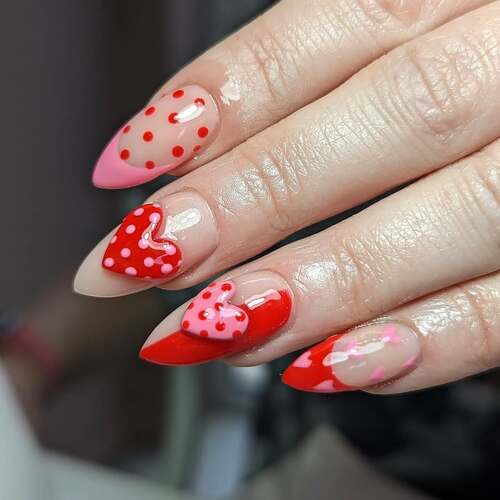 valentines day nails