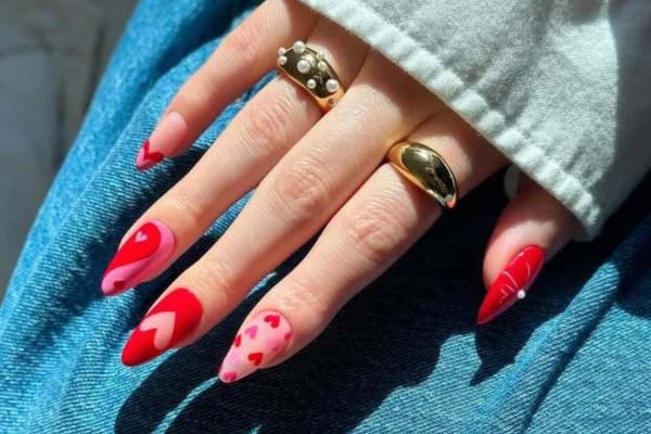 valentines day nail designs