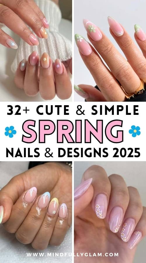 simple spring nails 2025