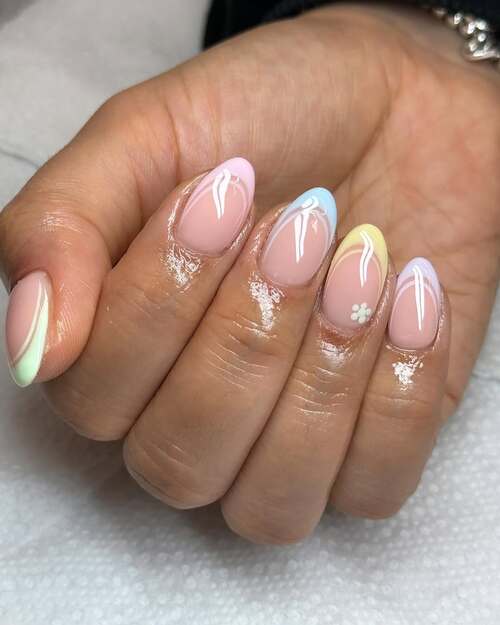 simple spring nails