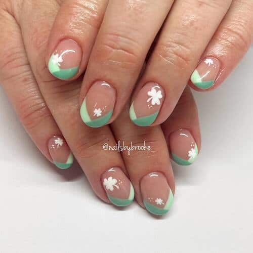 simple st patricks day nails