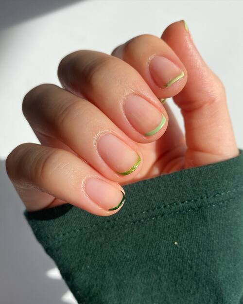 simple st patricks day nails