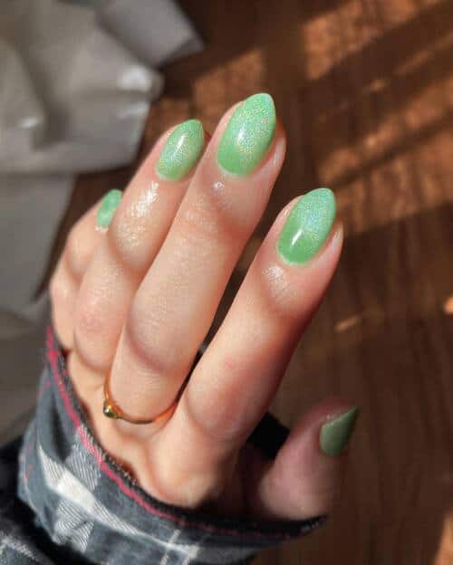 simple st patricks day nails