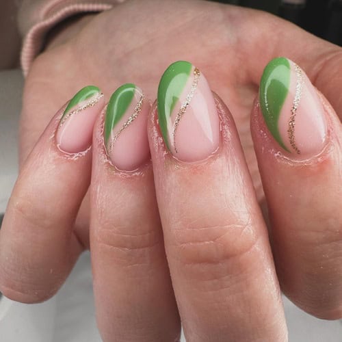 simple st patricks day nails