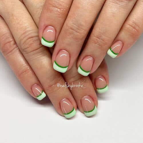 simple st patricks day nails