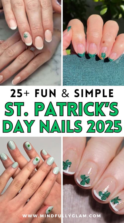 simple st patricks day nails