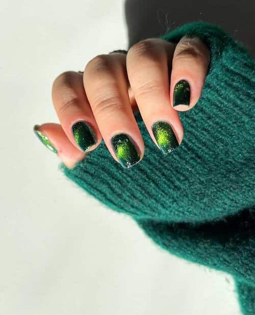 simple st patricks day nails