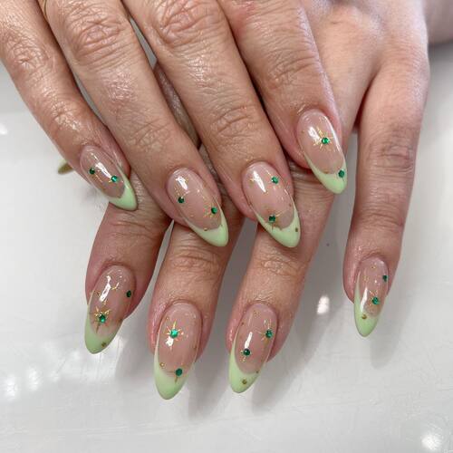 simple st patricks day nails