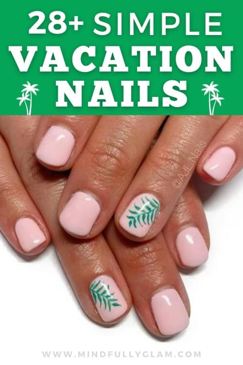 simple vacation nails