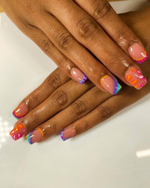 spring break nails