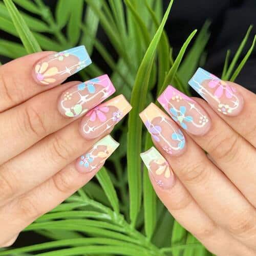 spring break nails