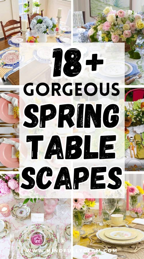 spring tablescapes