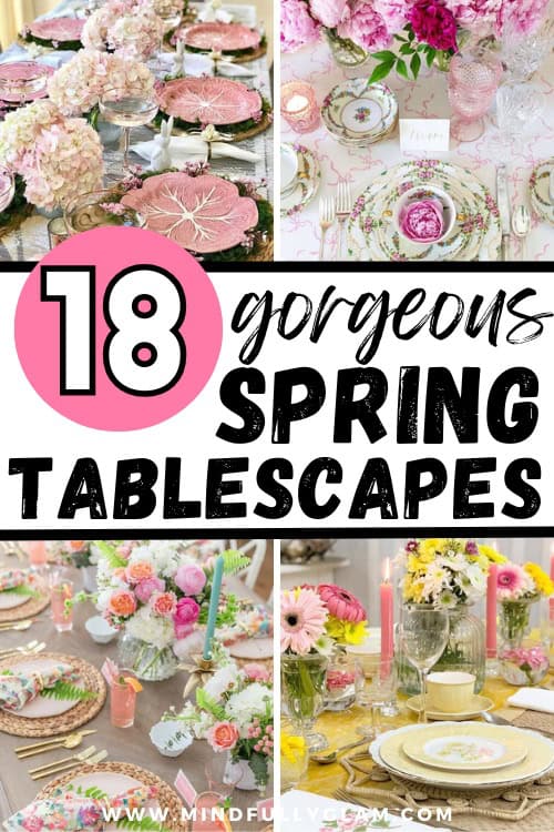 spring tablescapes