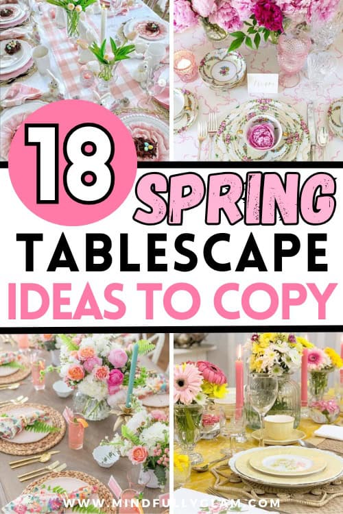 spring tablescapes