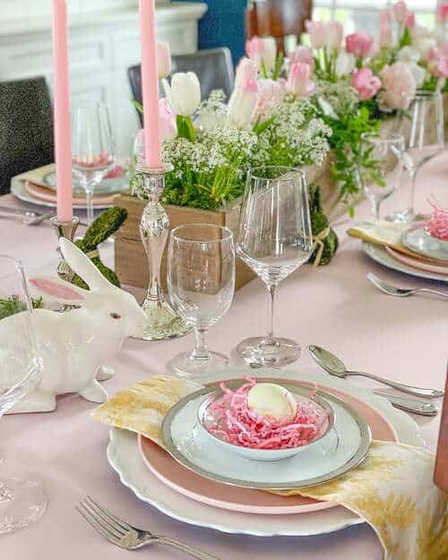 spring tablescapes