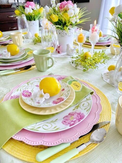 spring tablescapes