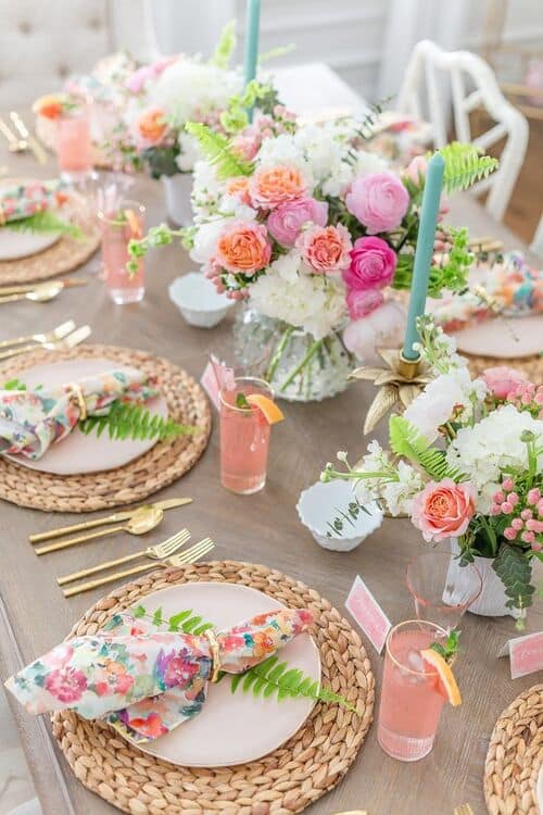 spring tablescapes